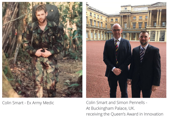 Colin and Simon at Buckingham Palace